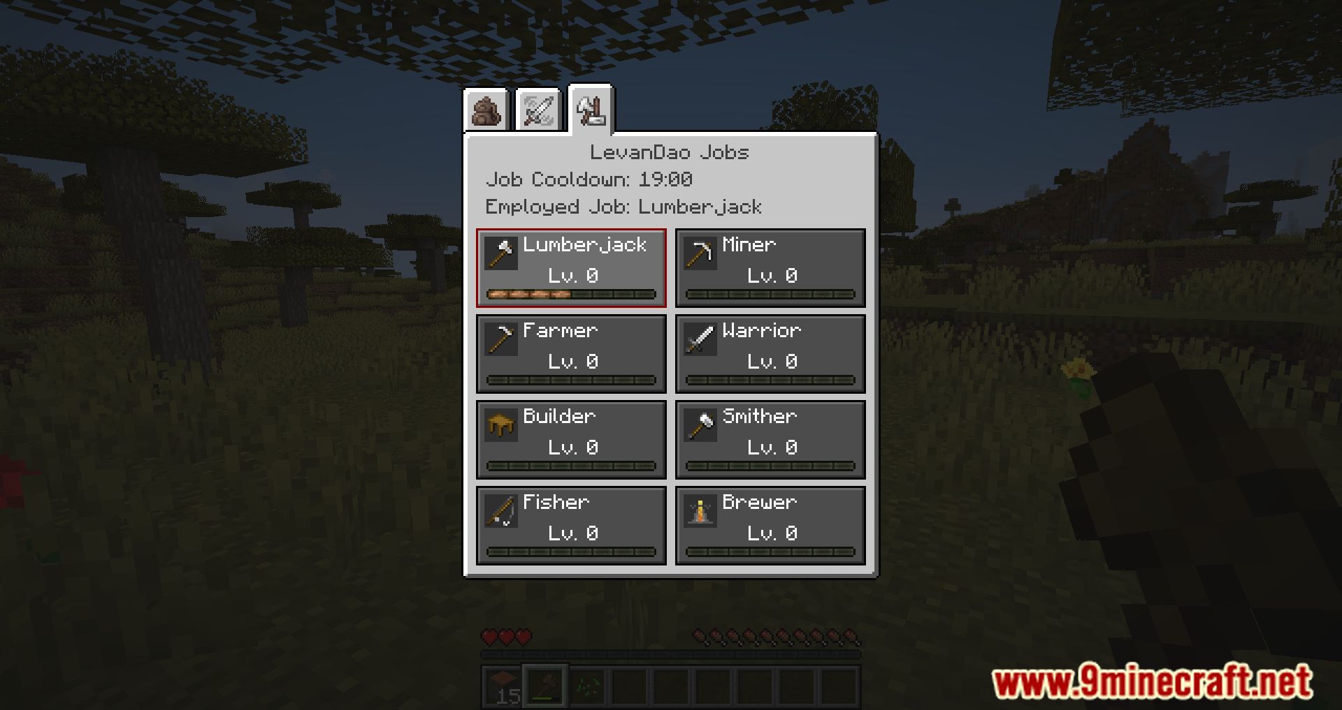 Jobs Addon Mod (1.20.1, 1.19.2) - Gain Levelz Experience! 13