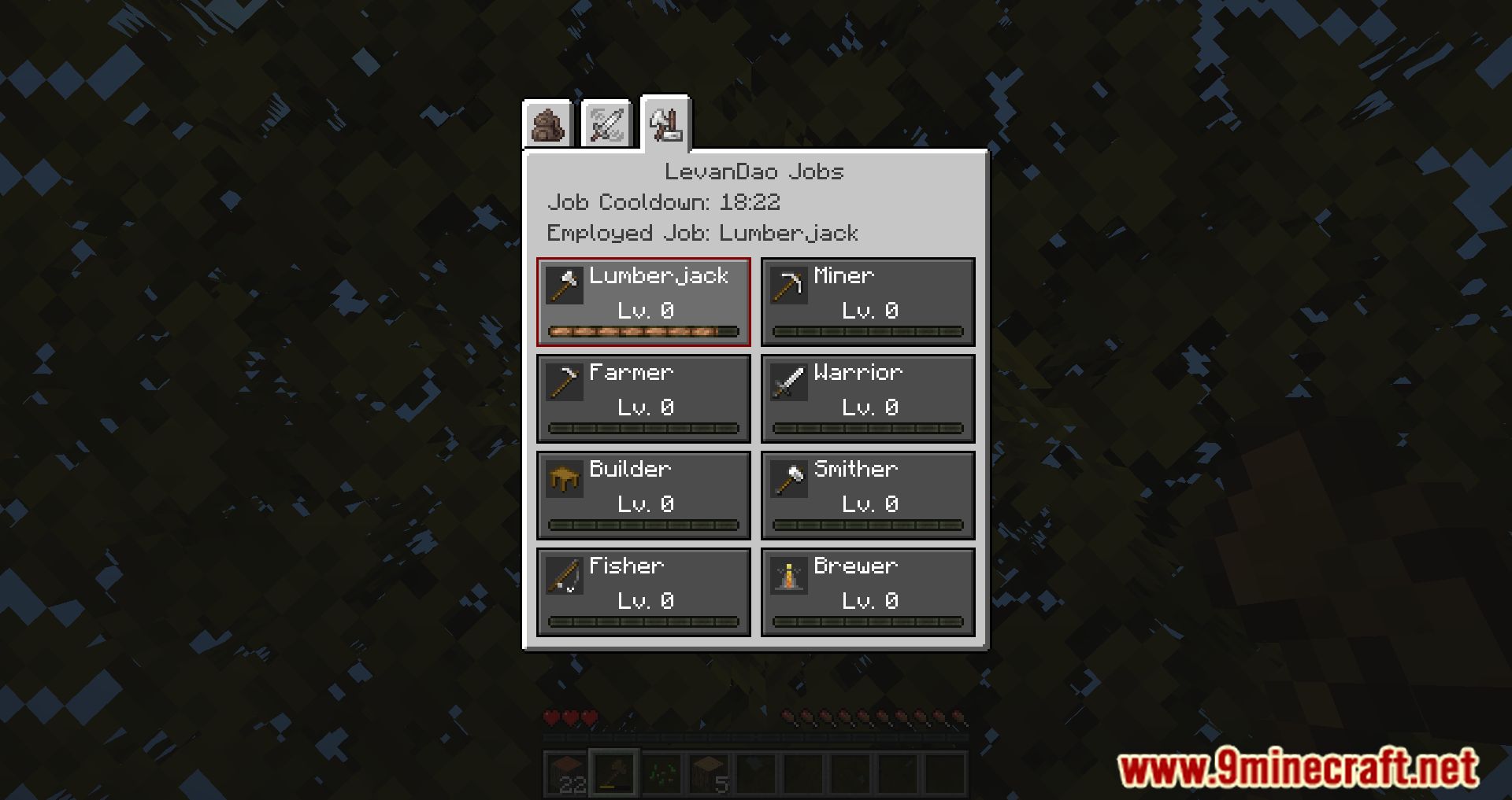 Jobs Addon Mod (1.20.1, 1.19.2) - Gain Levelz Experience! 15