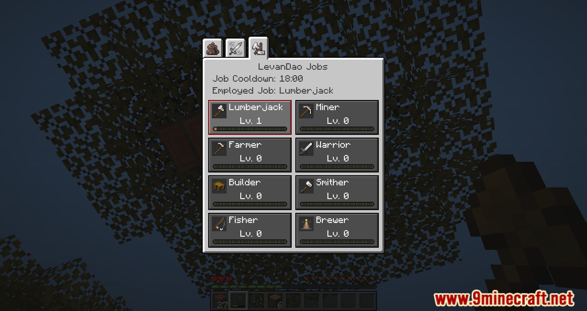 Jobs Addon Mod (1.20.1, 1.19.2) - Gain Levelz Experience! 16