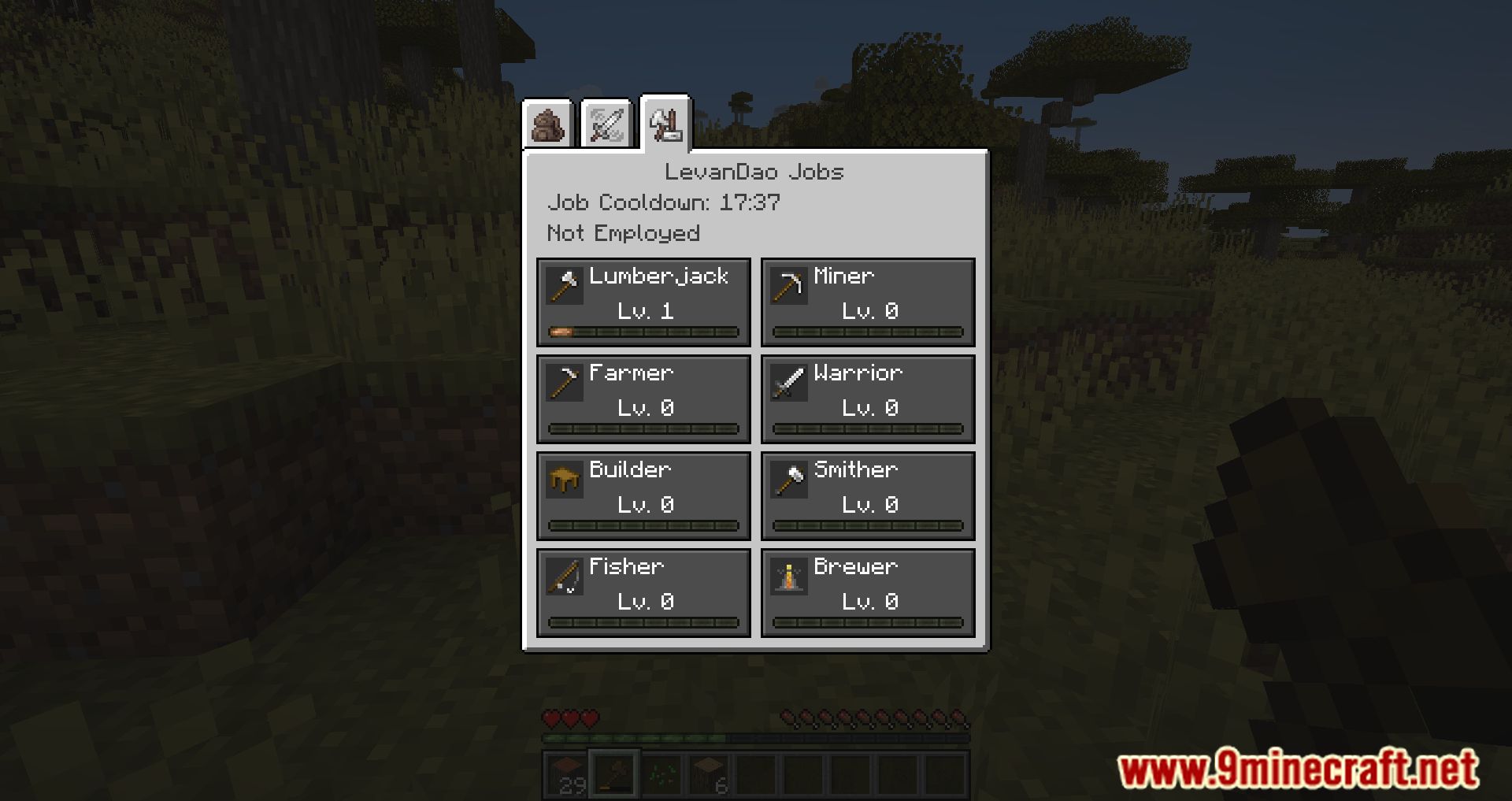 Jobs Addon Mod (1.20.1, 1.19.2) - Gain Levelz Experience! 18