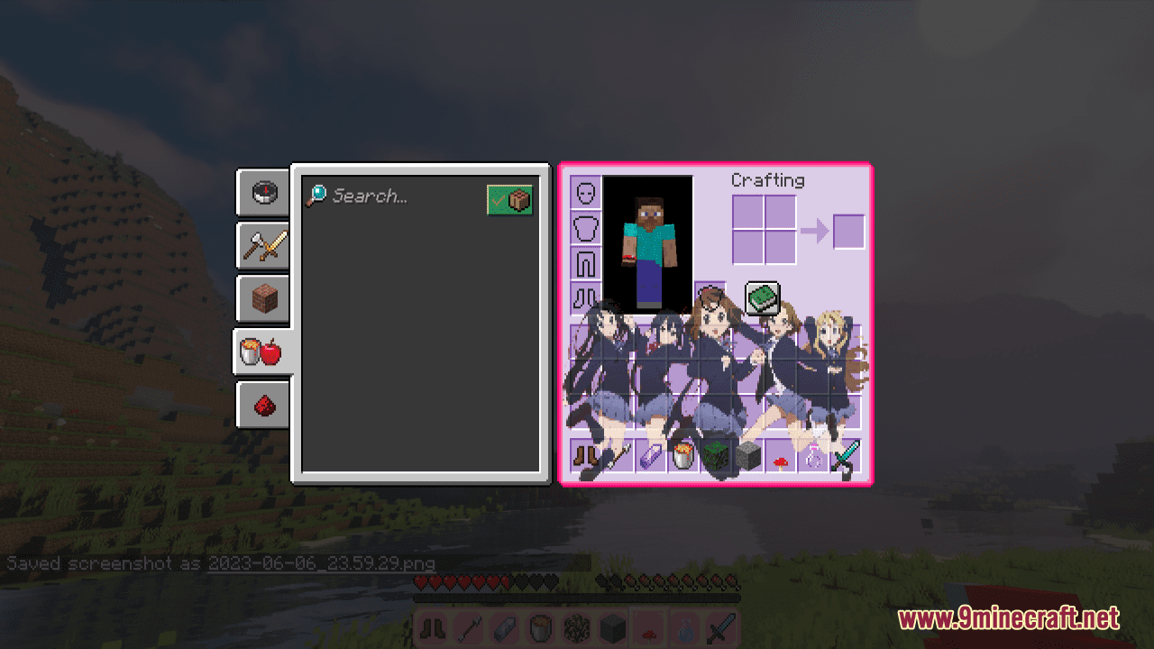 K-On Custom GUI Resource Pack (1.20.6, 1.20.1) - Texture Pack 8