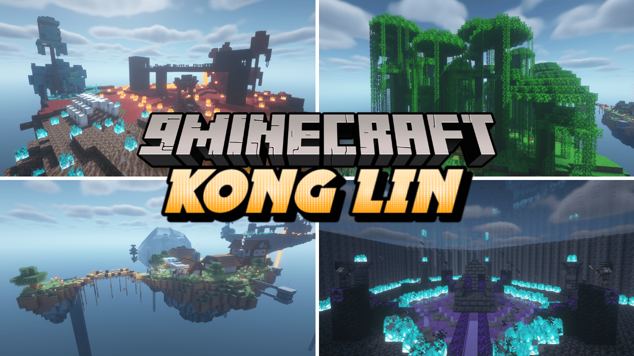 Kong Lin Map (1.21.1, 1.20.1) - Unique Skyblock Adventure 1