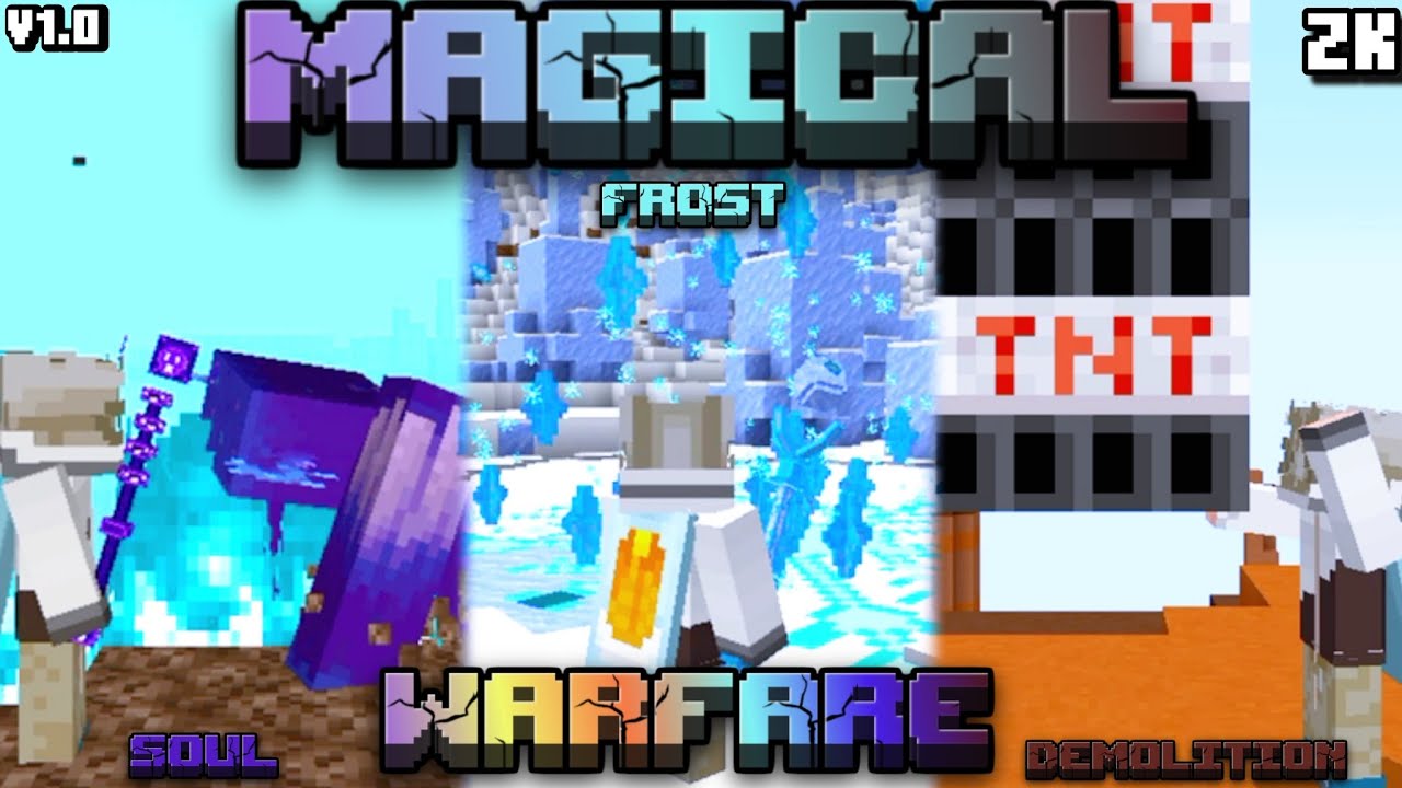 Magical Warfare Addon (1.20, 1.19) - MCPE/Bedrock Mod 1