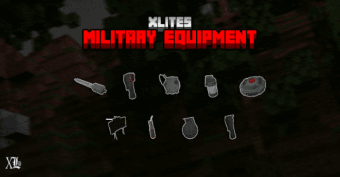 Military Equipment Addon (1.20, 1.19) - MCPE/Bedrock Mod 1