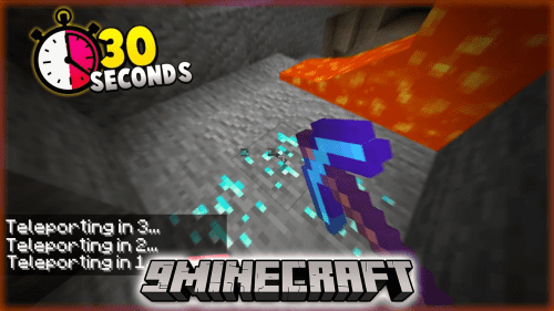 Minecraft But You Teleport Randomly Every 5 Minutes Data Pack (1.19.4, 1.19.2) Thumbnail