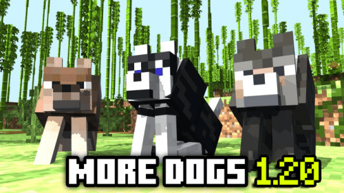 Minecraft Dog’s Expansion Addon (1.20, 1.19) – MCPE/Bedrock Mod Thumbnail