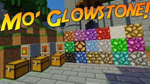 Mo’ Glowstone Mod (1.20.4, 1.19.4) – Colored Glowstone Thumbnail