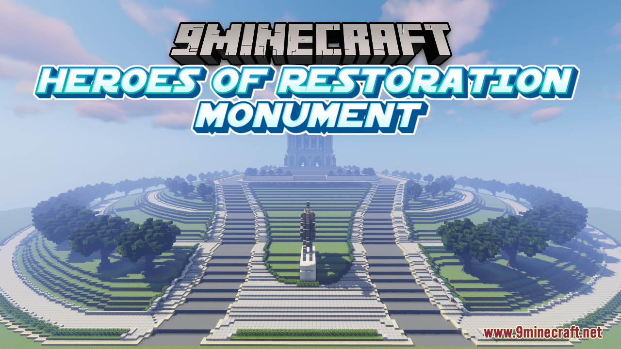 Heroes of Restoration Monument Map (1.21.1, 1.20.1)) - Amazing Recreation 1