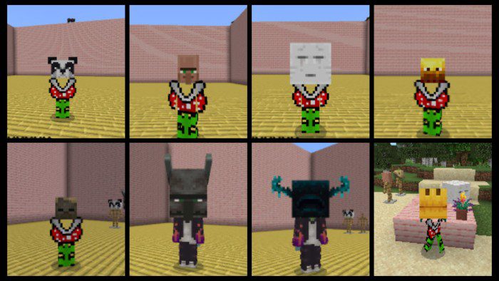 More Mob Heads Addon (1.20, 1.19) - MCPE/Bedrock Mod 2