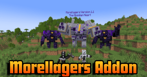 Morellagers – A Better Illager Addon (1.20) – MCPE/Bedrock Mod Thumbnail