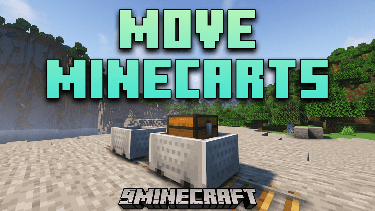 Move Minecarts Mod (1.21, 1.20.1) - Easily Pick Up And Move Minecarts 1