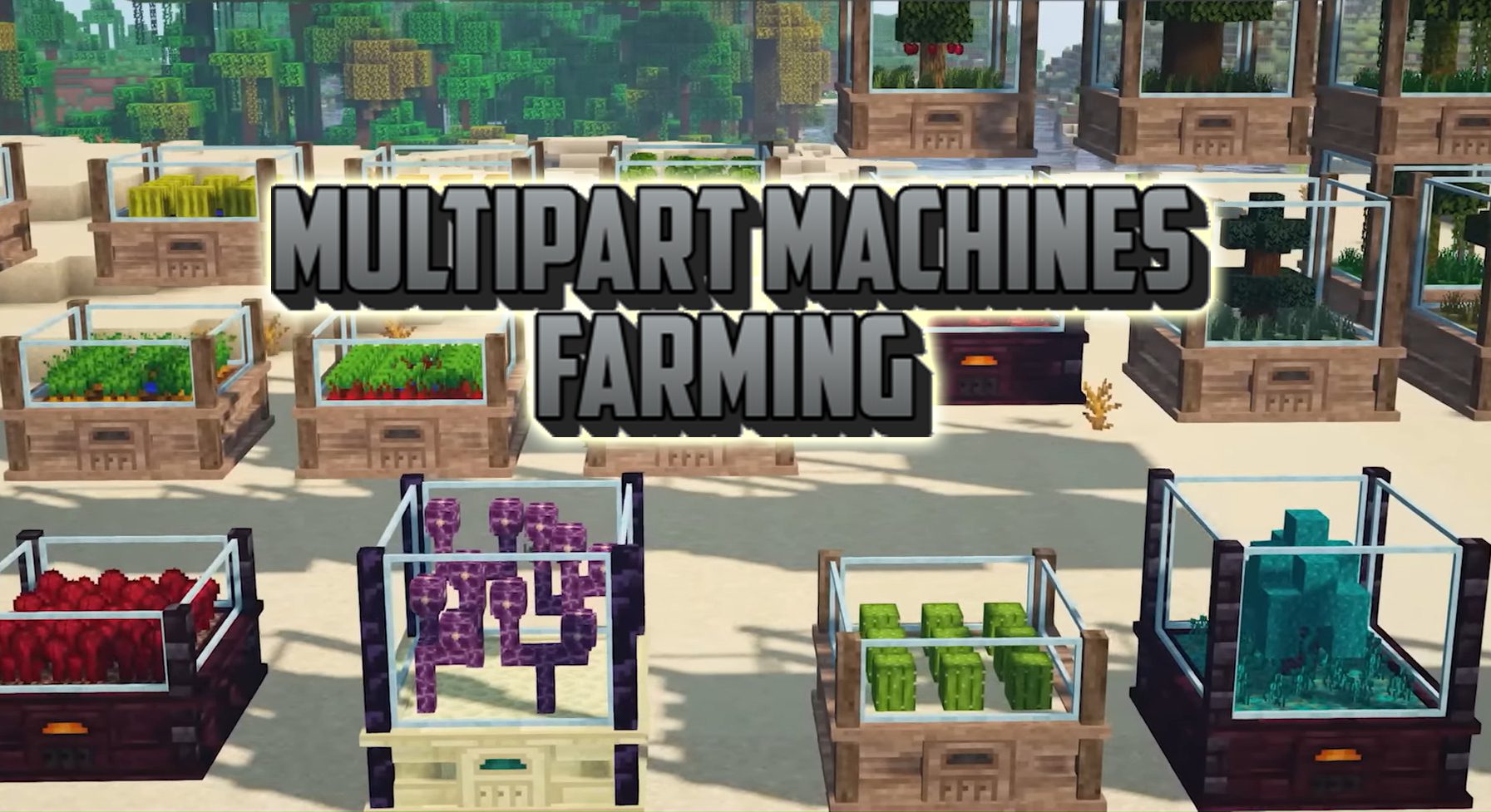 Multipart Machines Farming Mod (1.19.2, 1.18.2) - Multiblock Farms 1