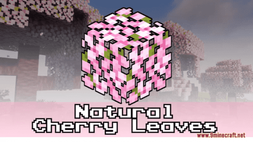 Natural Cherry Leaves Resource Pack (1.20.6, 1.20.1) – Texture Pack Thumbnail