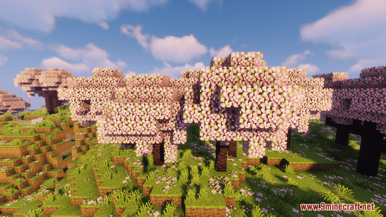 Natural Cherry Leaves Resource Pack (1.20.6, 1.20.1) - Texture Pack 5