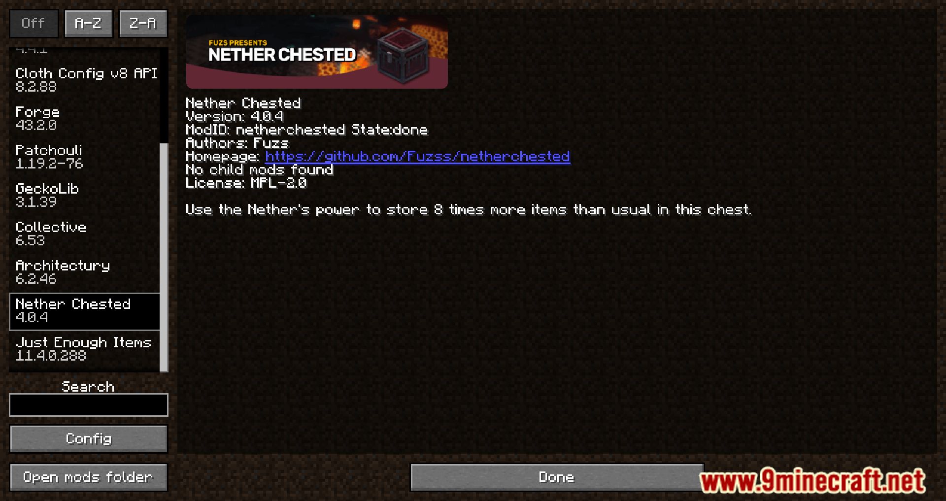 Nether Chested Mod (1.20.4, 1.19.4) - A Very Unique New Chest 2