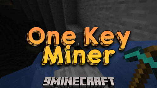 One Key Miner Mod (1.21.1, 1.20.1) – Blocks Are Destroyed Together Thumbnail