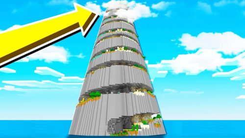 Parkour Spiral Map (1.20, 1.19) – MCPE/Bedrock Thumbnail