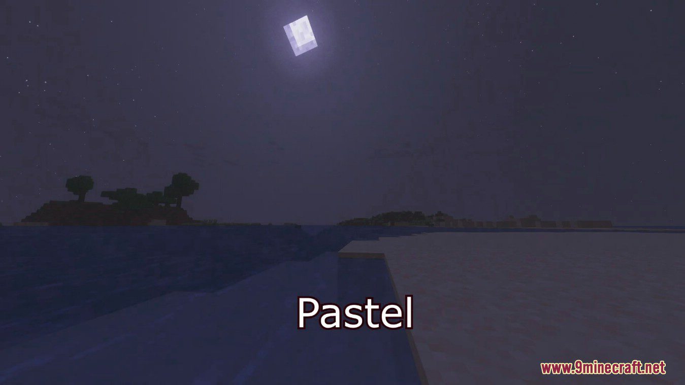 Pastel Shaders (1.21, 1.20.1) - Multiple Color Presets, Clear Starry Nights 8