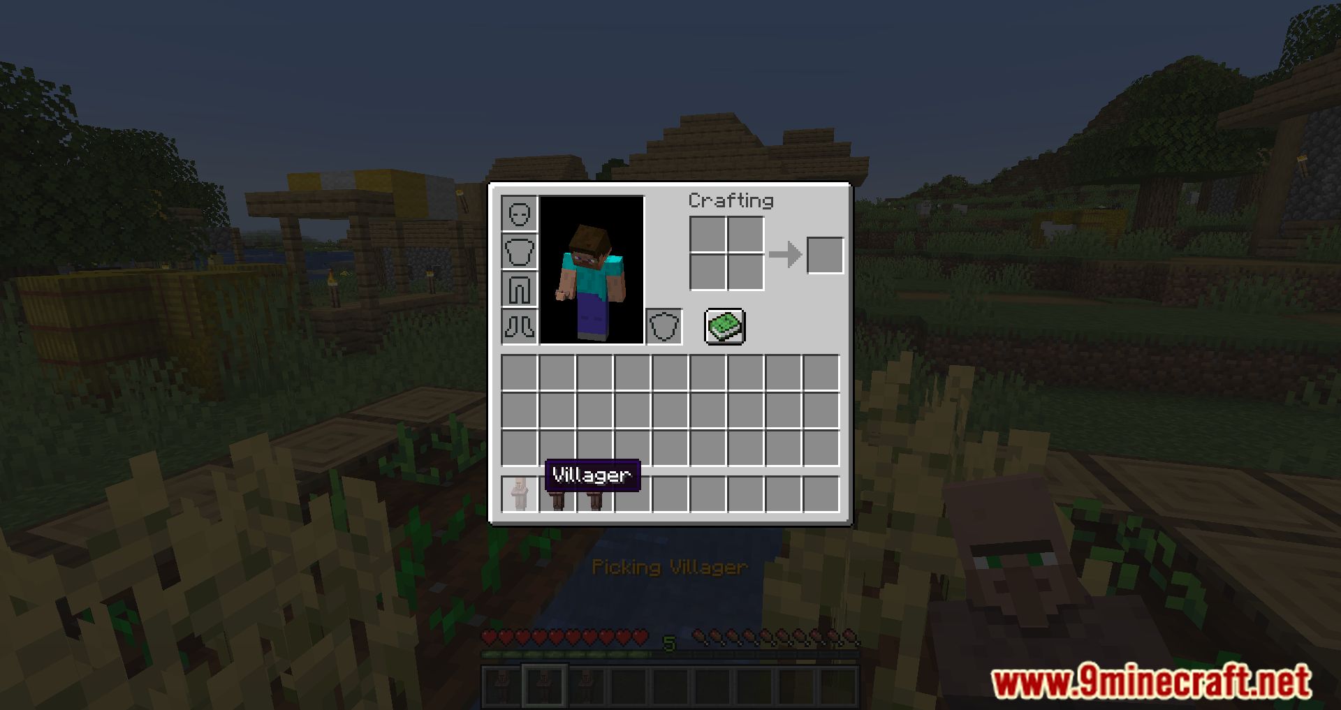 Pickable Villagers Mod (1.20.4, 1.19.4) - Keep Villager As Items 10