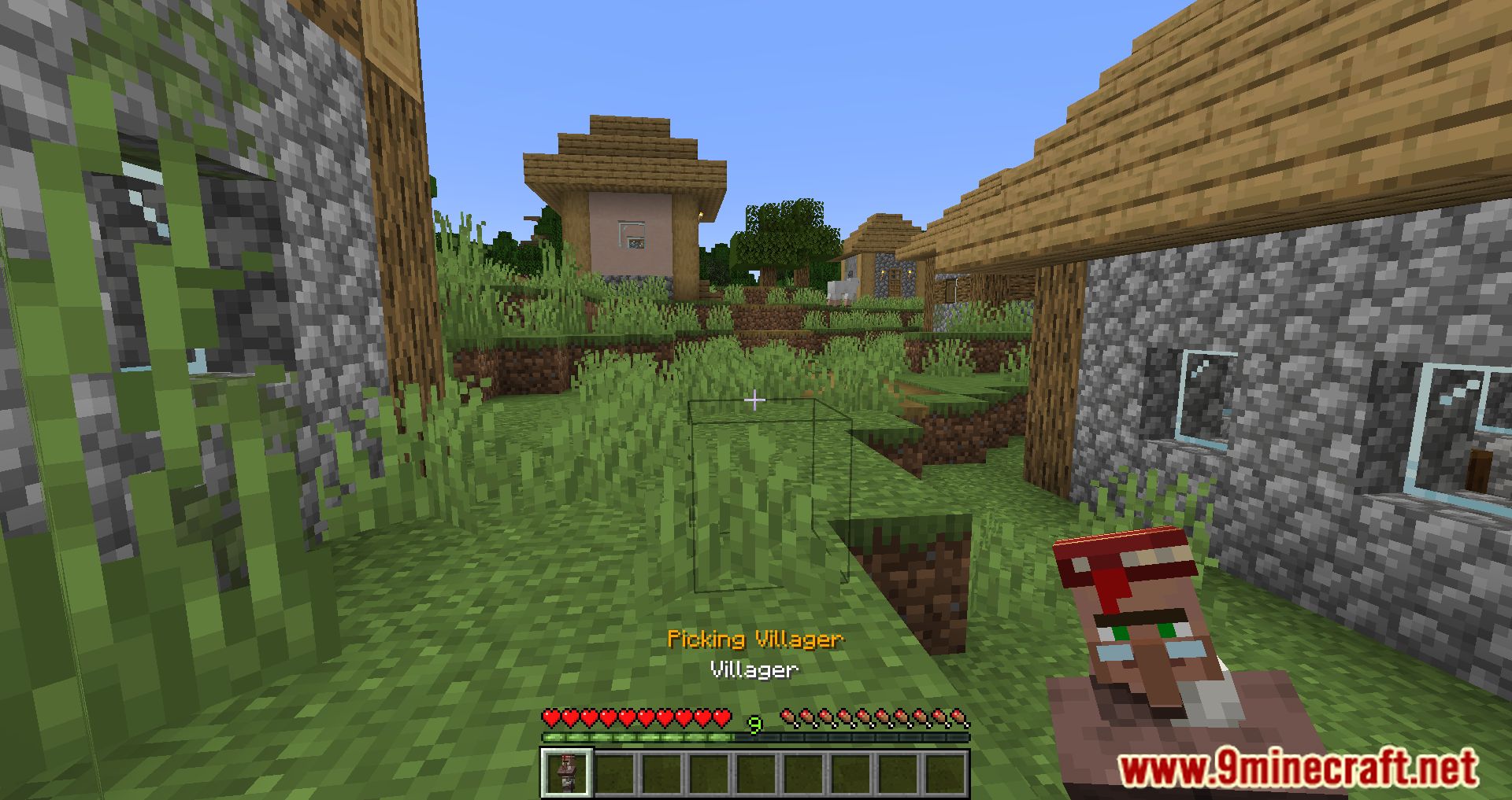 Pickable Villagers Mod (1.20.4, 1.19.4) - Keep Villager As Items 8