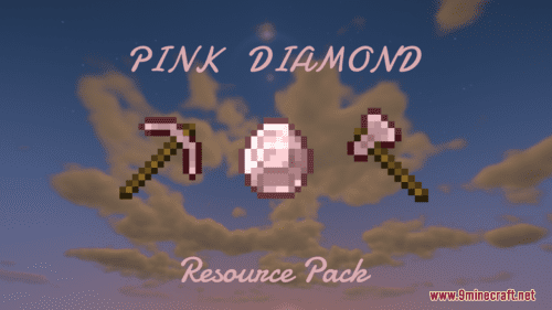 Pink Diamond Resource Pack (1.21.1, 1.20.1) – Texture Pack Thumbnail