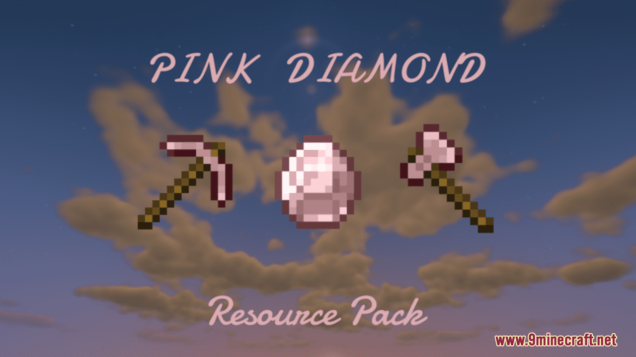 Pink Diamond Resource Pack (1.21.1, 1.20.1) - Texture Pack 1