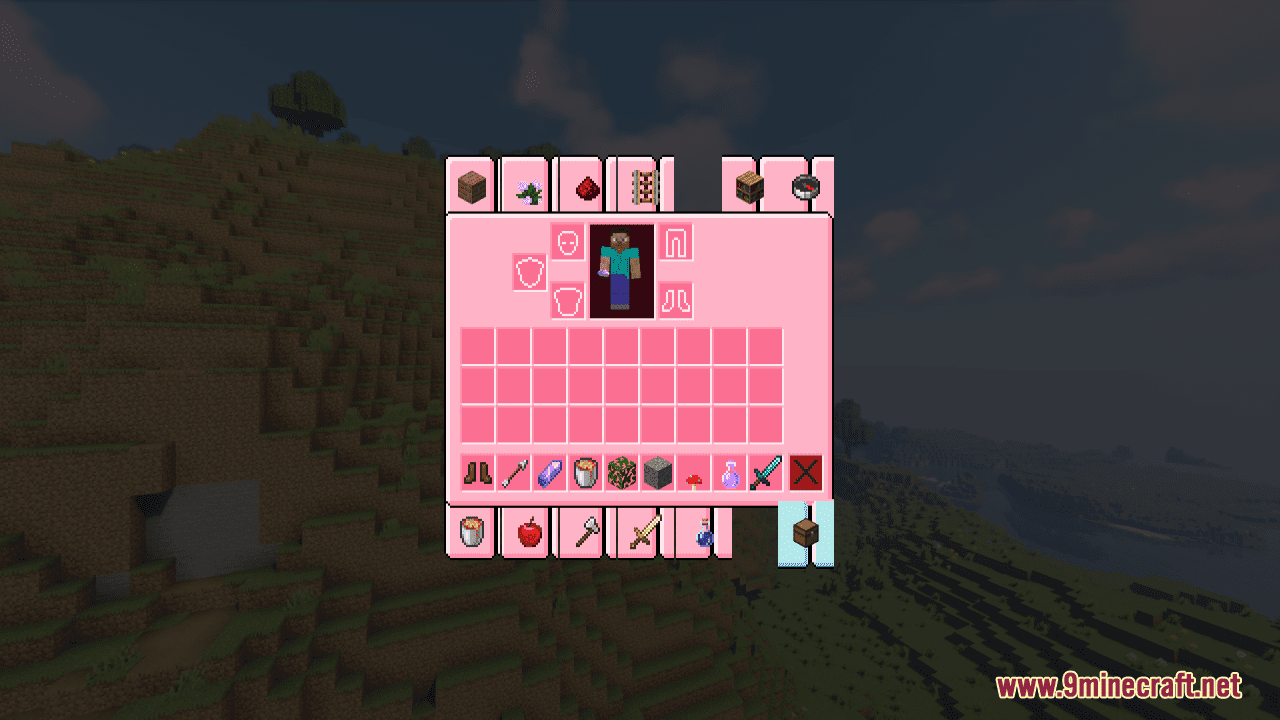 Pinku's Pink GUI Resource Pack (1.20.4, 1.19.4) - Texture Pack 11