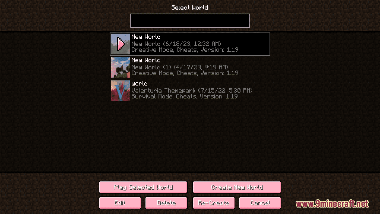 Pinku's Pink GUI Resource Pack (1.20.4, 1.19.4) - Texture Pack 4