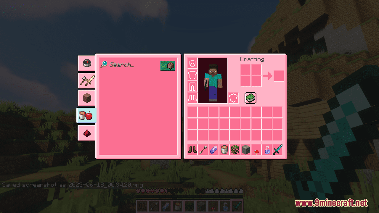 Pinku's Pink GUI Resource Pack (1.20.4, 1.19.4) - Texture Pack 7