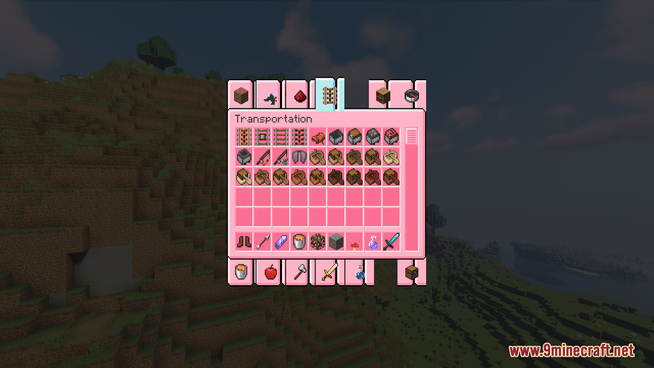 Pinku's Pink GUI Resource Pack (1.20.4, 1.19.4) - Texture Pack 9