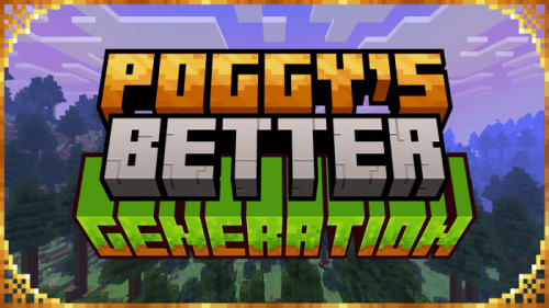 Poggy’s Better Generation Addon (1.20) – MCPE/Bedrock Mod Thumbnail