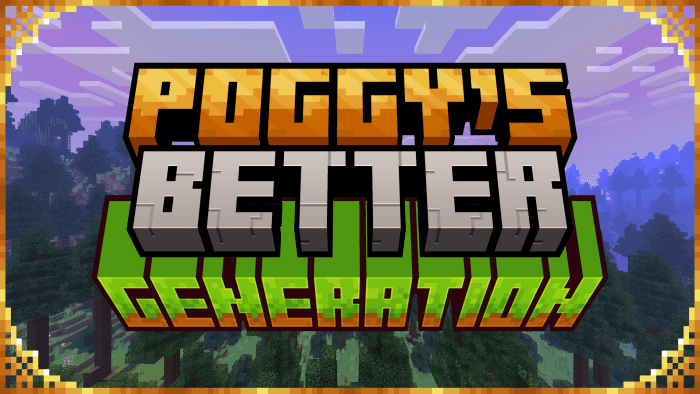 Poggy's Better Generation Addon (1.20) - MCPE/Bedrock Mod 1