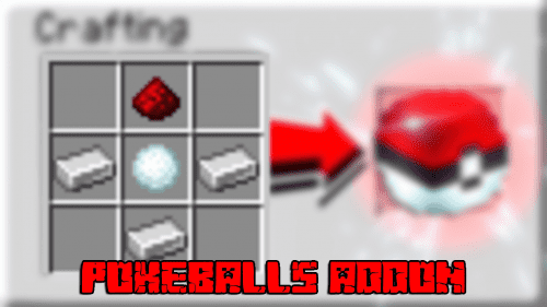 PokeBalls Addon (1.19) – MCPE/Bedrock Mod Thumbnail