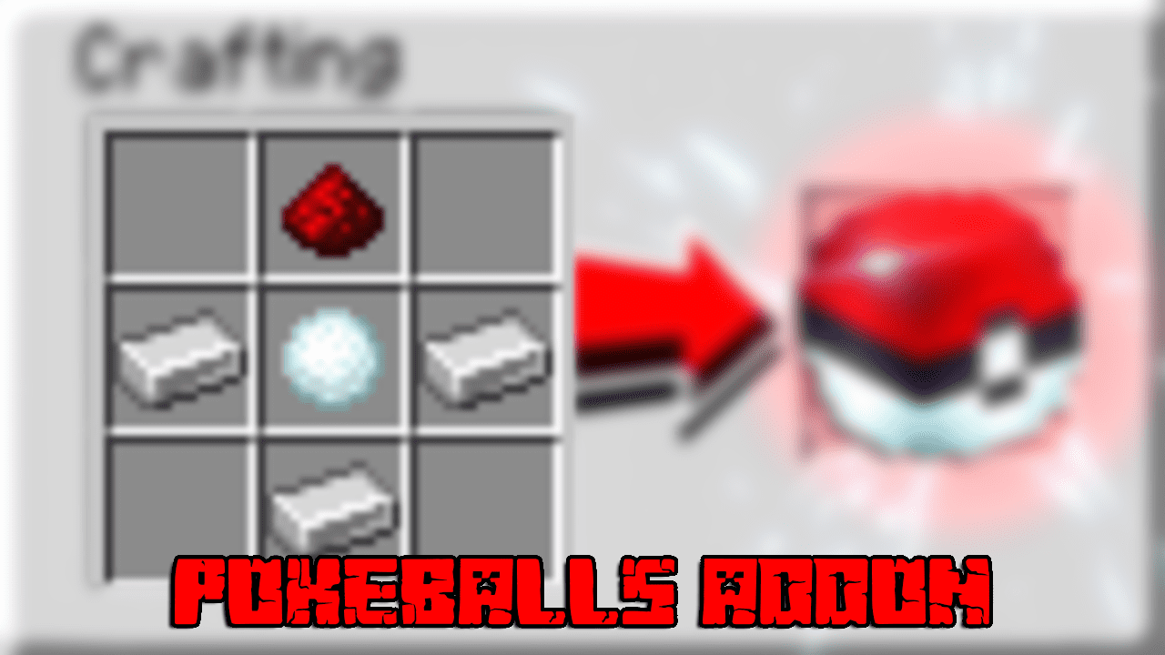 PokeBalls Addon (1.19) - MCPE/Bedrock Mod 1