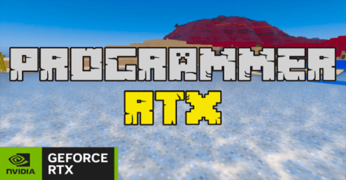 Programmer's RTX Texture Pack (1.20) - MCPE/Bedrock 1