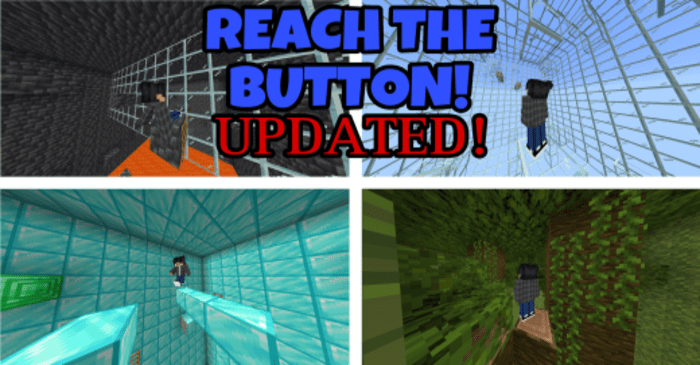 Reach The Button! Map (1.20) - MCPE/Bedrock 1