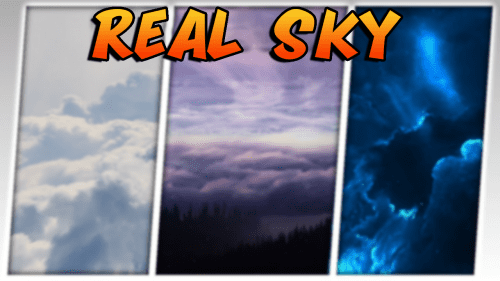 Real Sky Texture Pack (1.20, 1.19) – MCPE/Bedrock Thumbnail