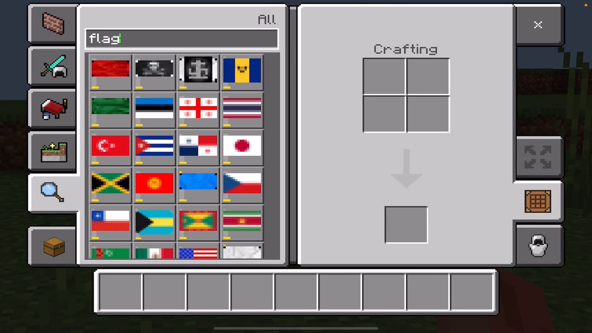 Realistic Flags Addon (1.20, 1.19) - MCPE/Bedrock Mod 2