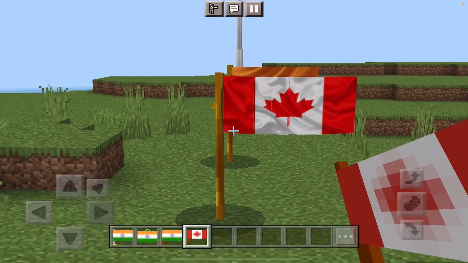 Realistic Flags Addon (1.20, 1.19) - MCPE/Bedrock Mod 5