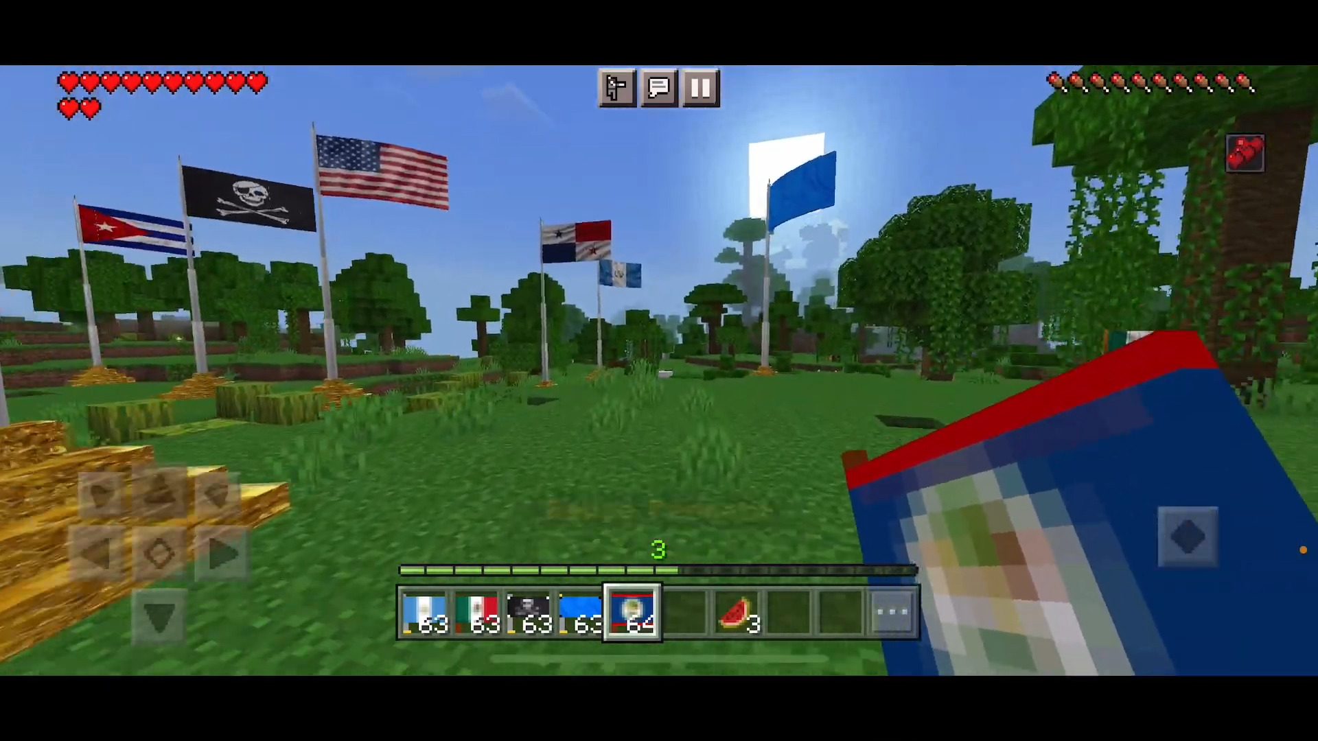 Realistic Flags Addon (1.20, 1.19) - MCPE/Bedrock Mod 7