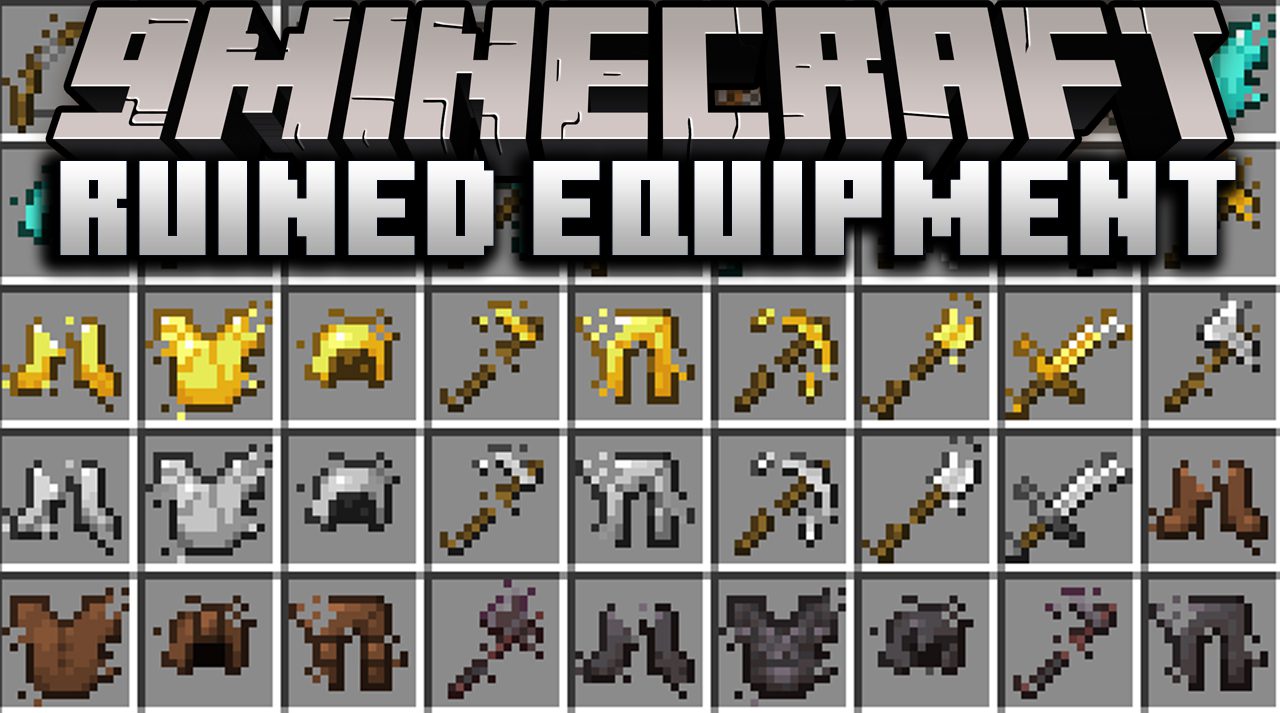 Ruined Equipment Mod (1.20.4, 1.19.4) - Keep the Broken Armor as a Souvenir 1