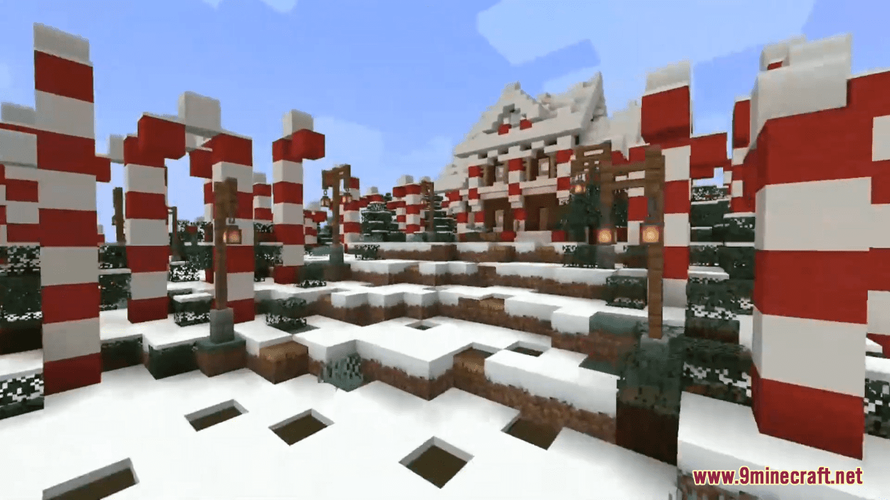 Santa Claus Village Map (1.21.1, 1.20.1) - A Festive Minecraft Map 3