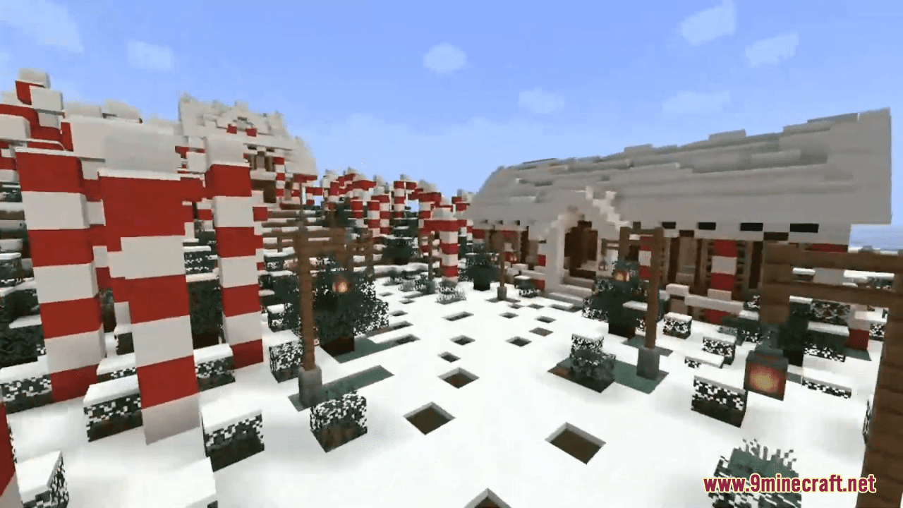 Santa Claus Village Map (1.21.1, 1.20.1) - A Festive Minecraft Map 4