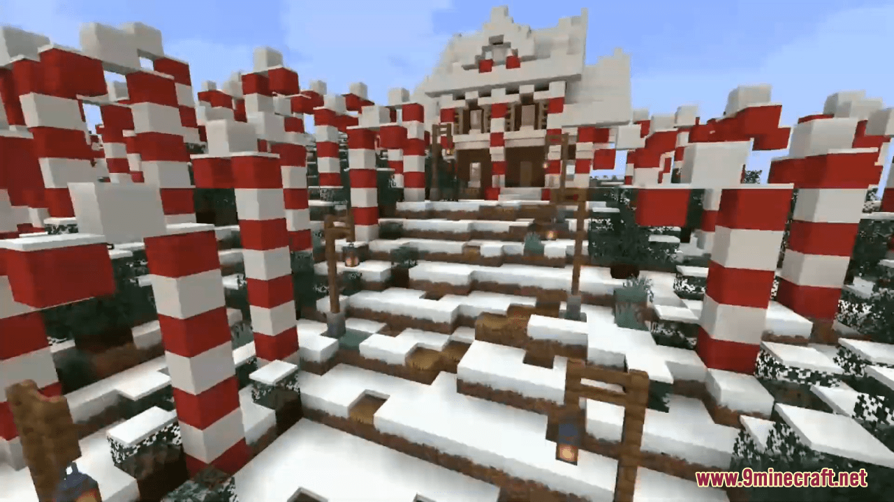 Santa Claus Village Map (1.21.1, 1.20.1) - A Festive Minecraft Map 5