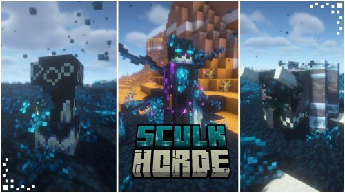 Sculk Horde Mod (1.20.4, 1.20.1) – Protect Your World Against Adversaries Thumbnail