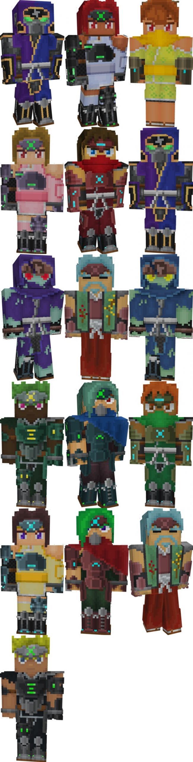 Shadowstrike Ninja Skin Pack (1.20, 1.19) - MCPE/Bedrock 2