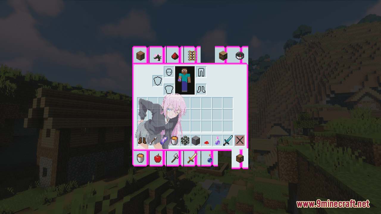 Shikimori's Not Just a Cutie Custom GUI Resource Pack (1.20.6, 1.20.1) - Texture Pack 10