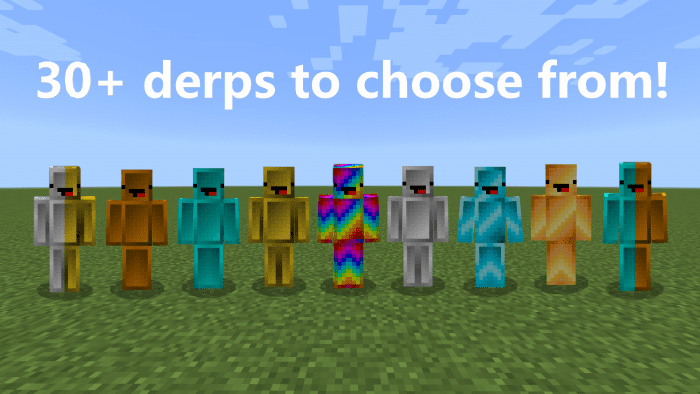 Shiny Derps Skin Pack (1.20, 1.19) - MCPE/Bedrock 2