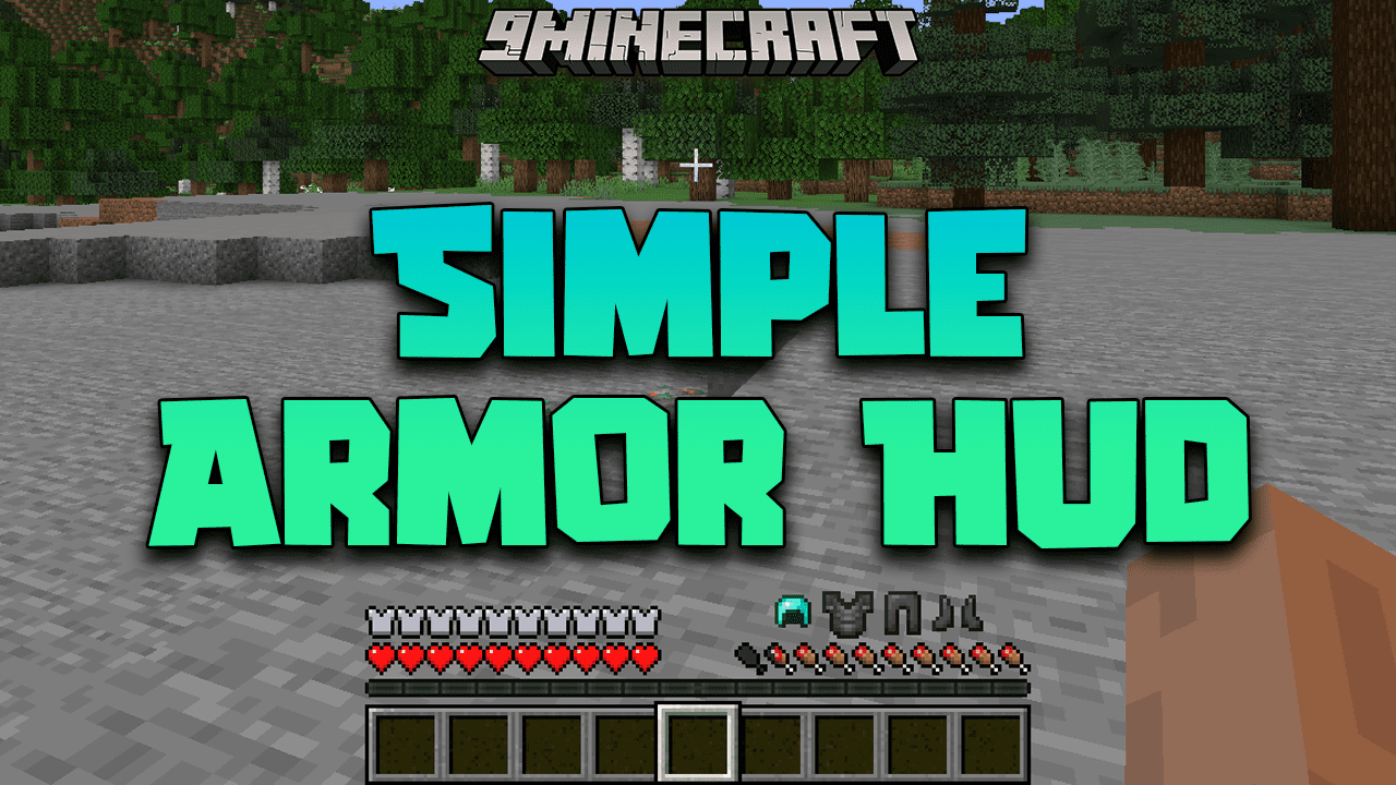 Simple Armor Hud Mod (1.20.4, 1.19.4) - View Your Armor Quickly!! 1