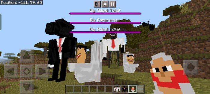 Skibidi Toilet Characters Stage 2 Addon (1.20, 1.19) - MCPE/Bedrock Mod 8